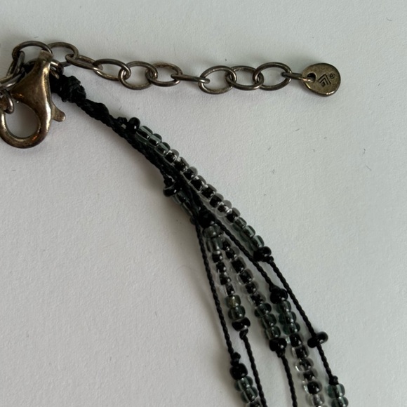 Vintage Silpada Silver & Gray Stone Necklace - Picture 2 of 5